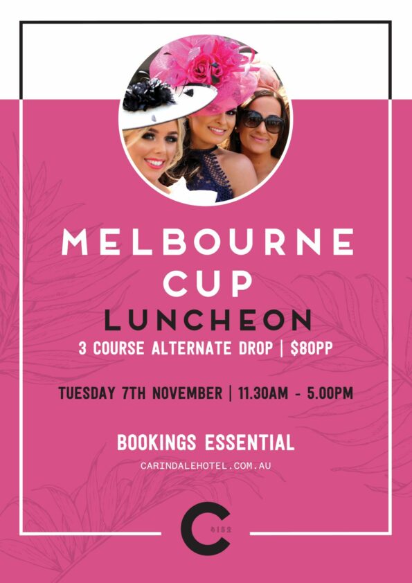 Carindale Hotel melbourne Cup Web Poster