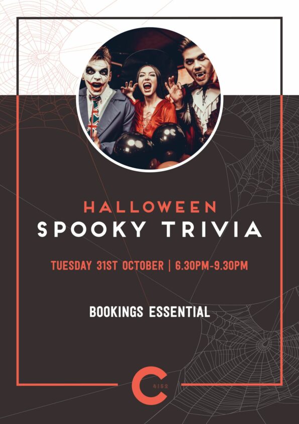 Carindale Hotel Halloween Trivia Web Poster
